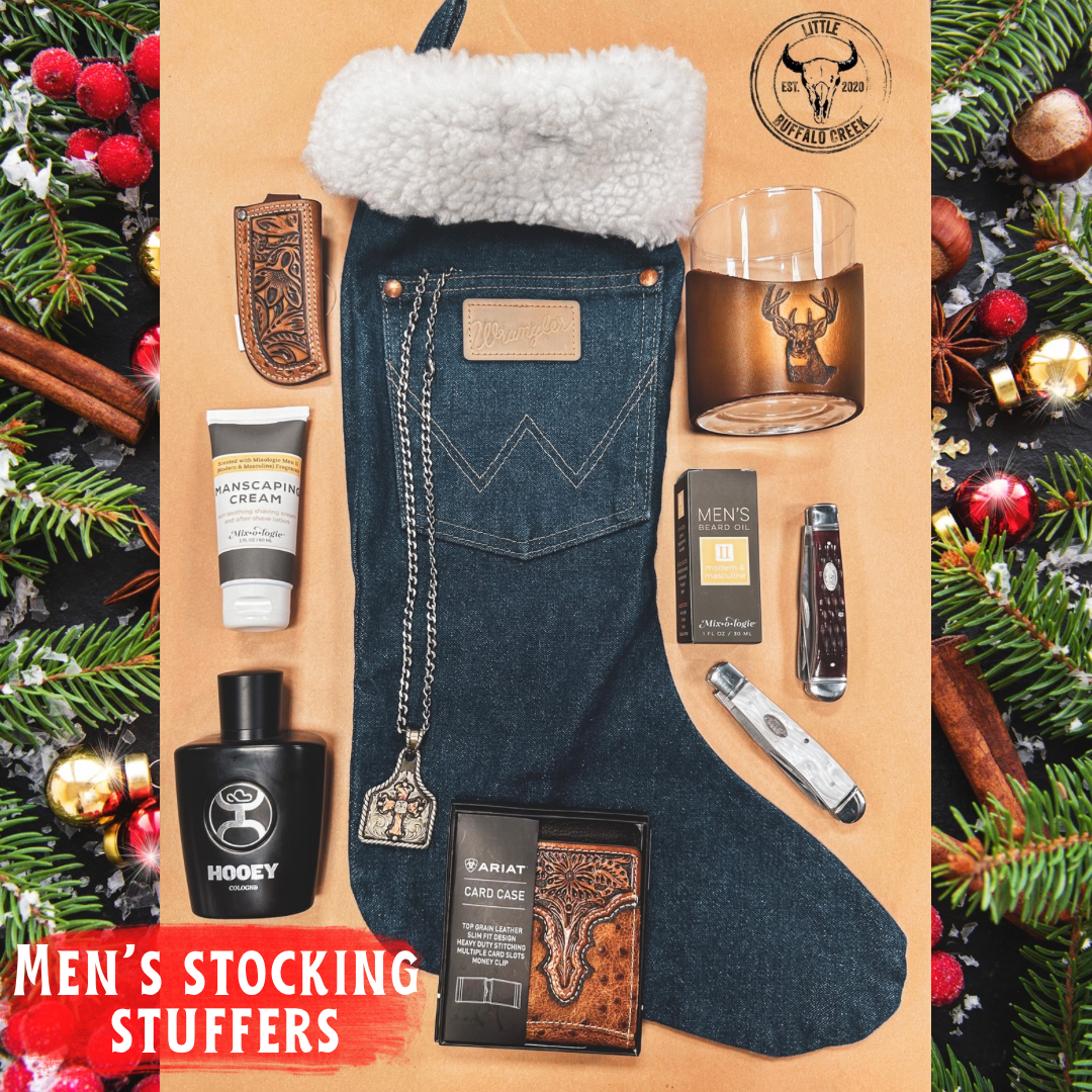 Wrangler Denim & Sherpa Christmas Stocking