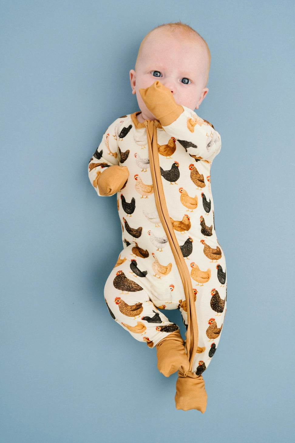 Backyard Chickens Bamboo Zipper PJ’s