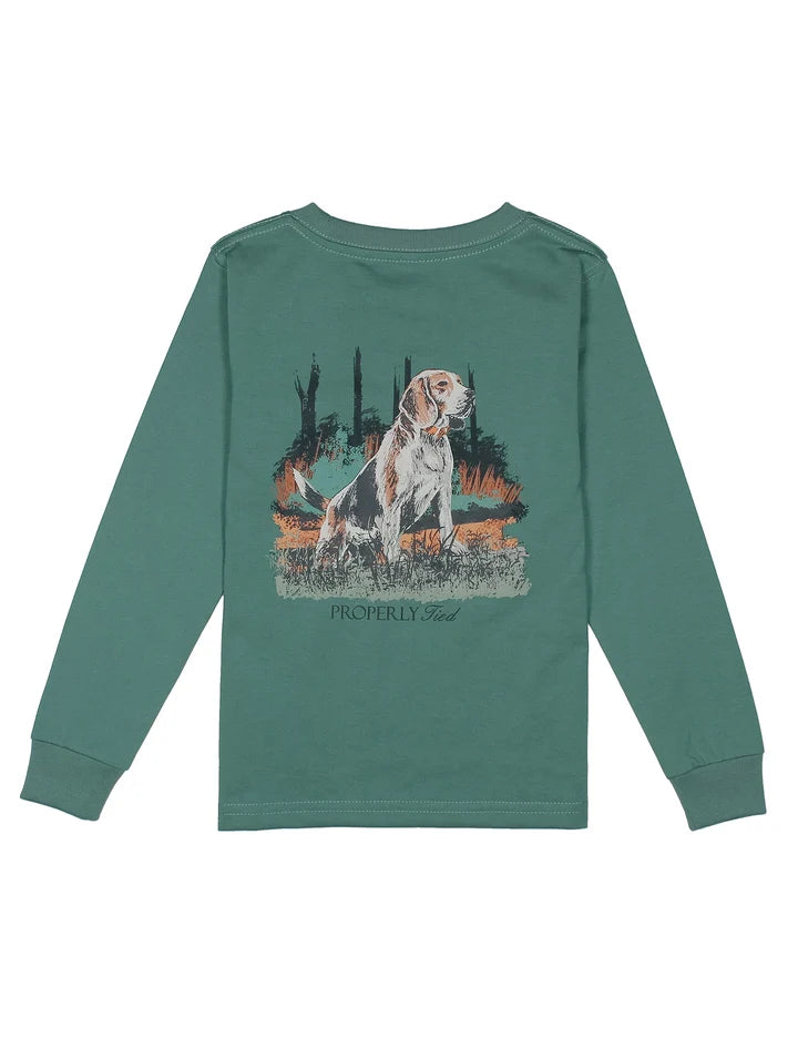 Beagle L/S Marine Green