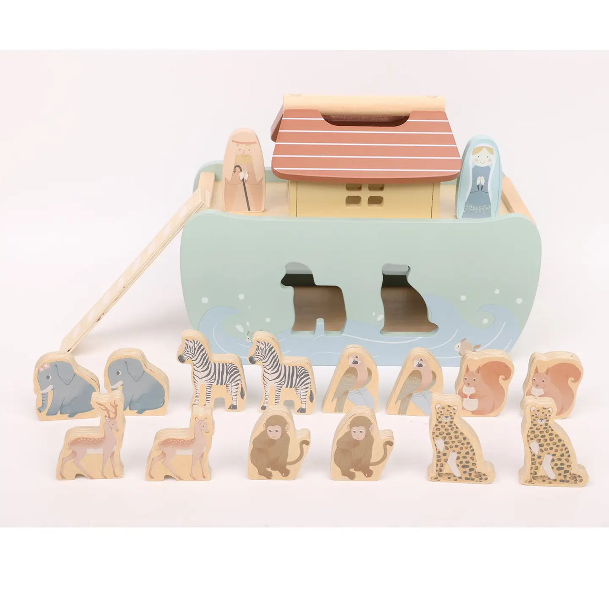 Noah’s Ark Shape Sorter - Wooden Montessori Toy