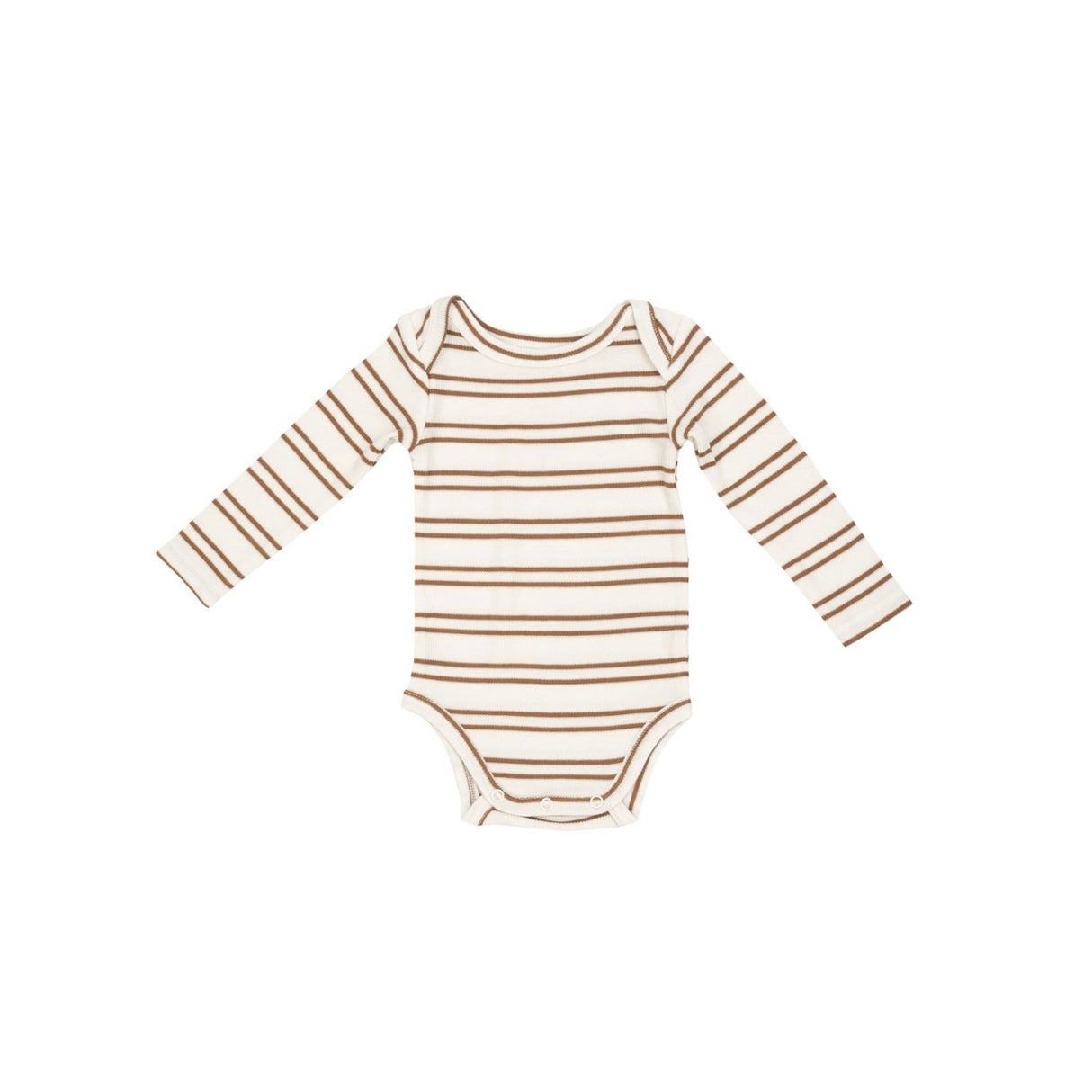 Cashew & Sugar Ribbed Bamboo Bodysuit