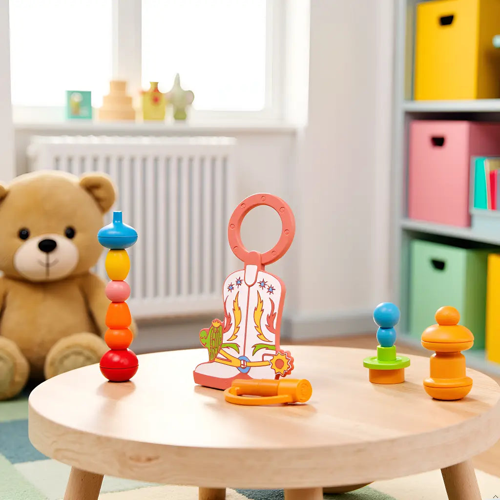 Western Cowboy Boot Baby Teether