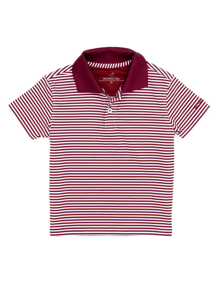 Boys Dallas Polo: Maroon