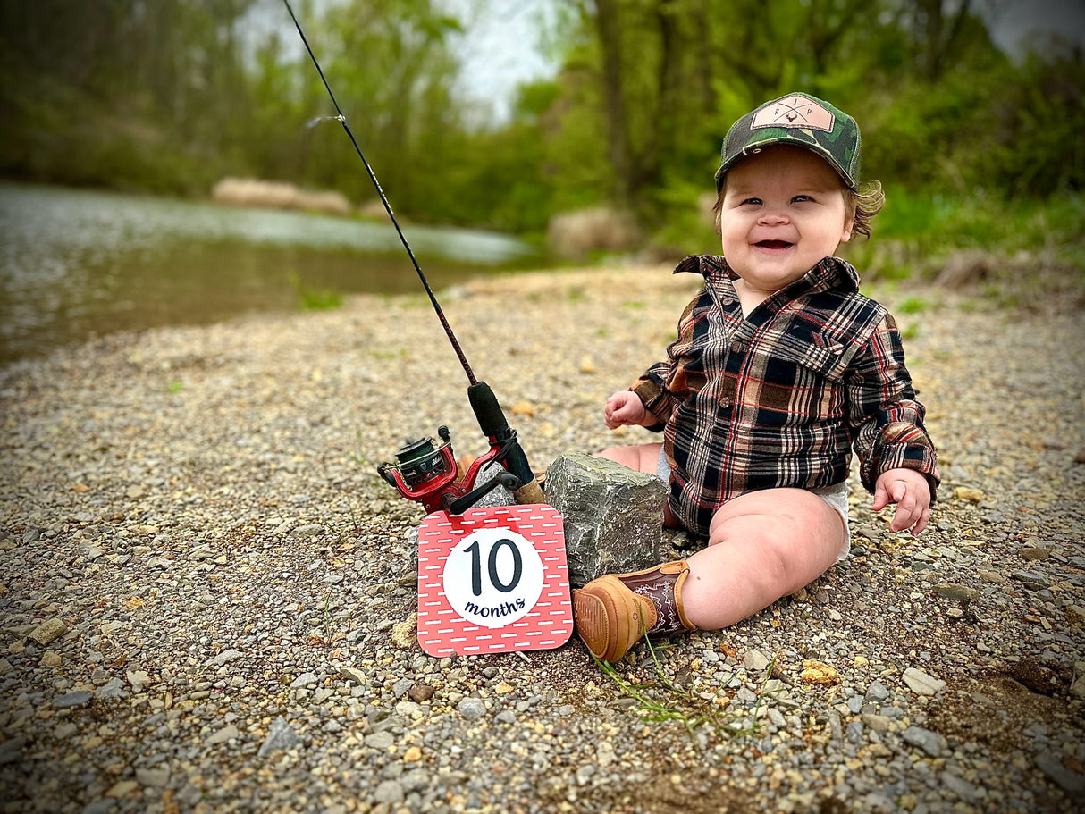 Brown Atwood Plaid Onesie