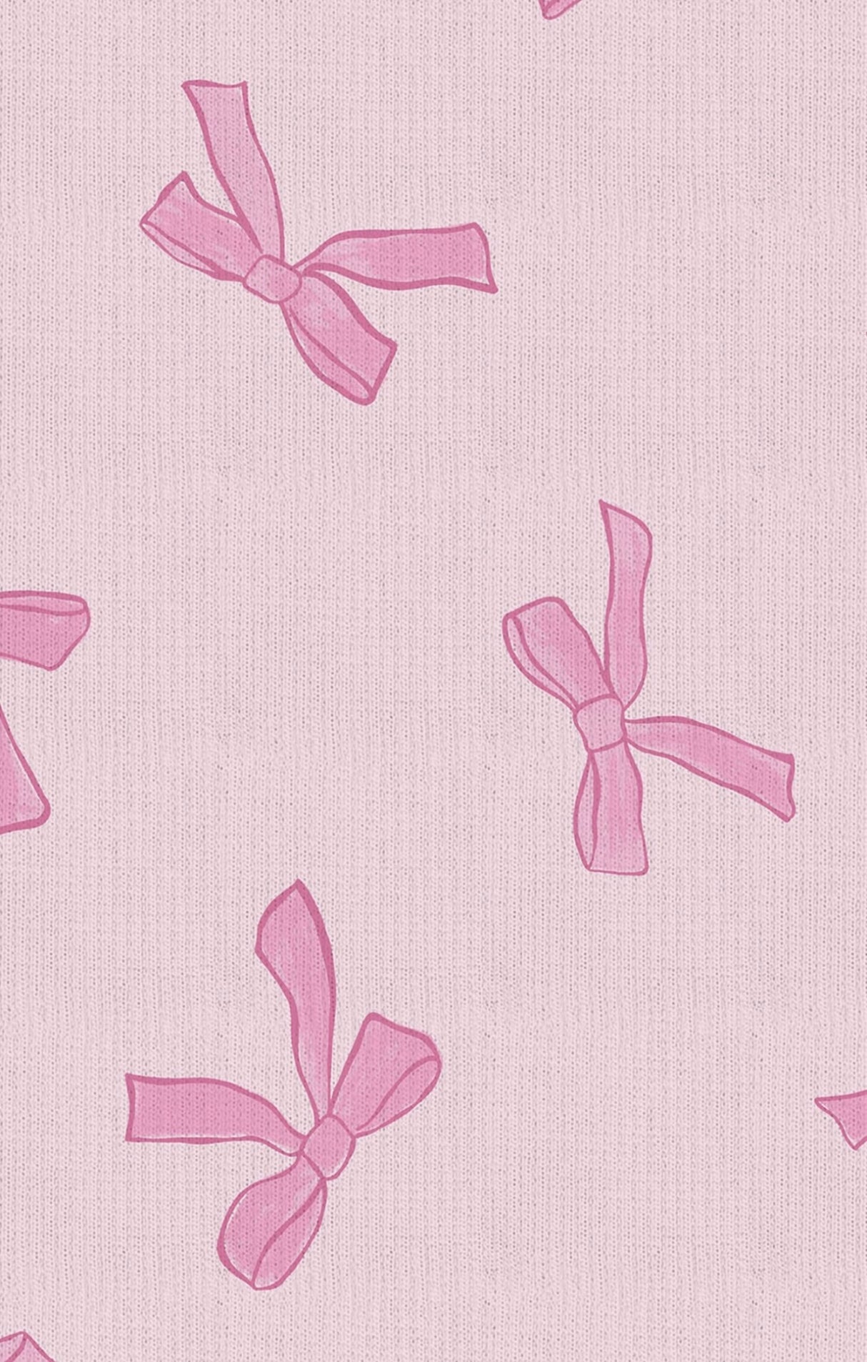 Pretty Pink Bows Ribbed Bamboo Sleep Sack