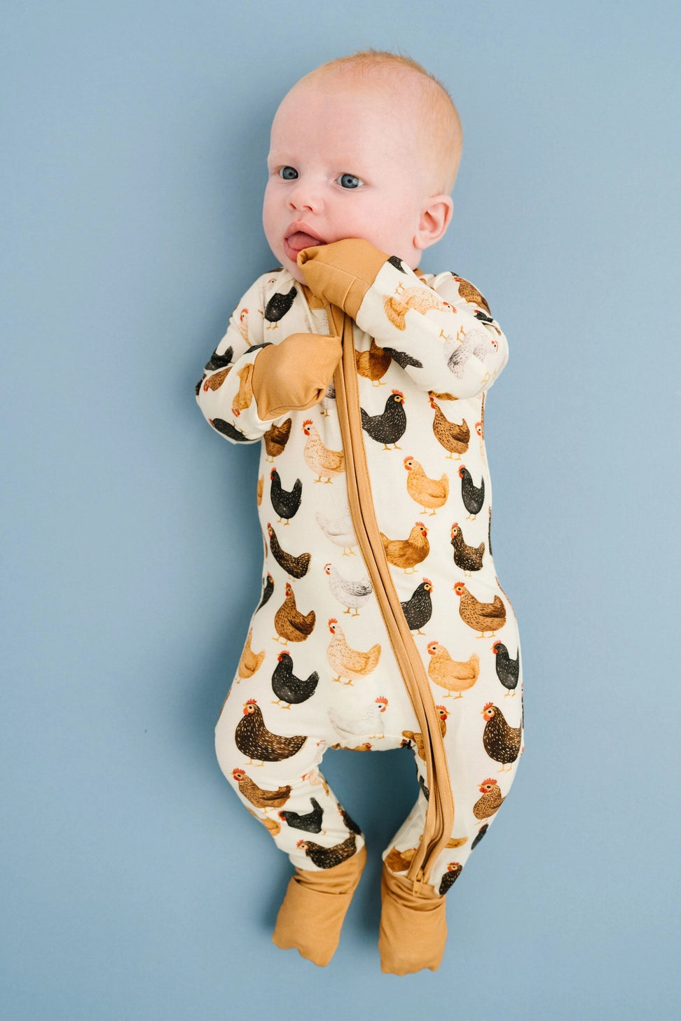 Backyard Chickens Bamboo Zipper PJ’s