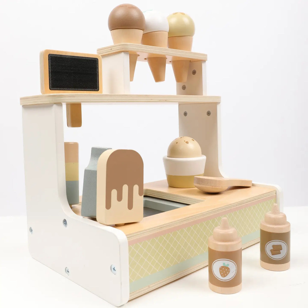 Ice Cream Shop Set - Wooden Montessori Toy