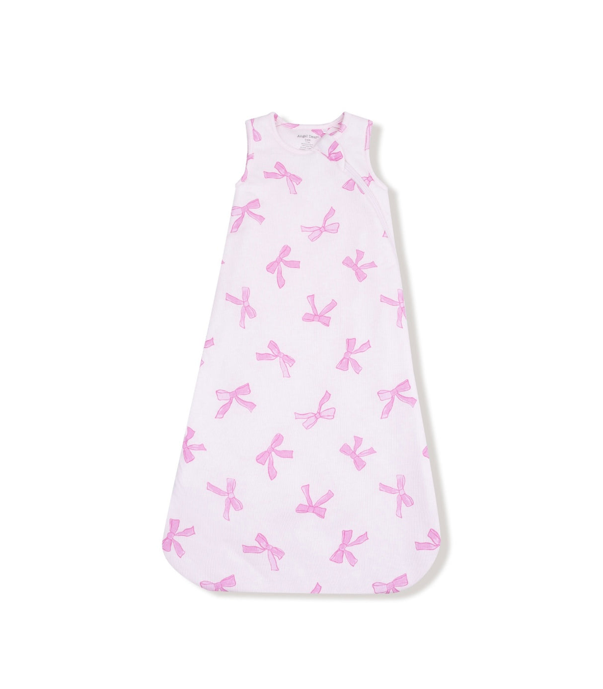 Pretty Pink Bows Ribbed Bamboo Sleep Sack