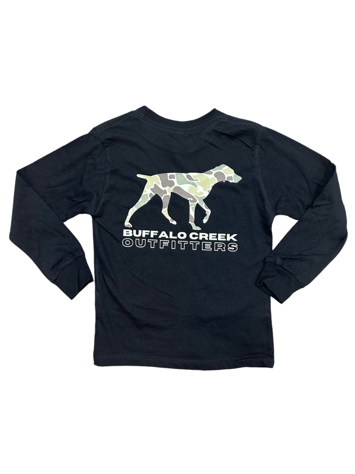 Retro Camo Bird Dog Tee - Black