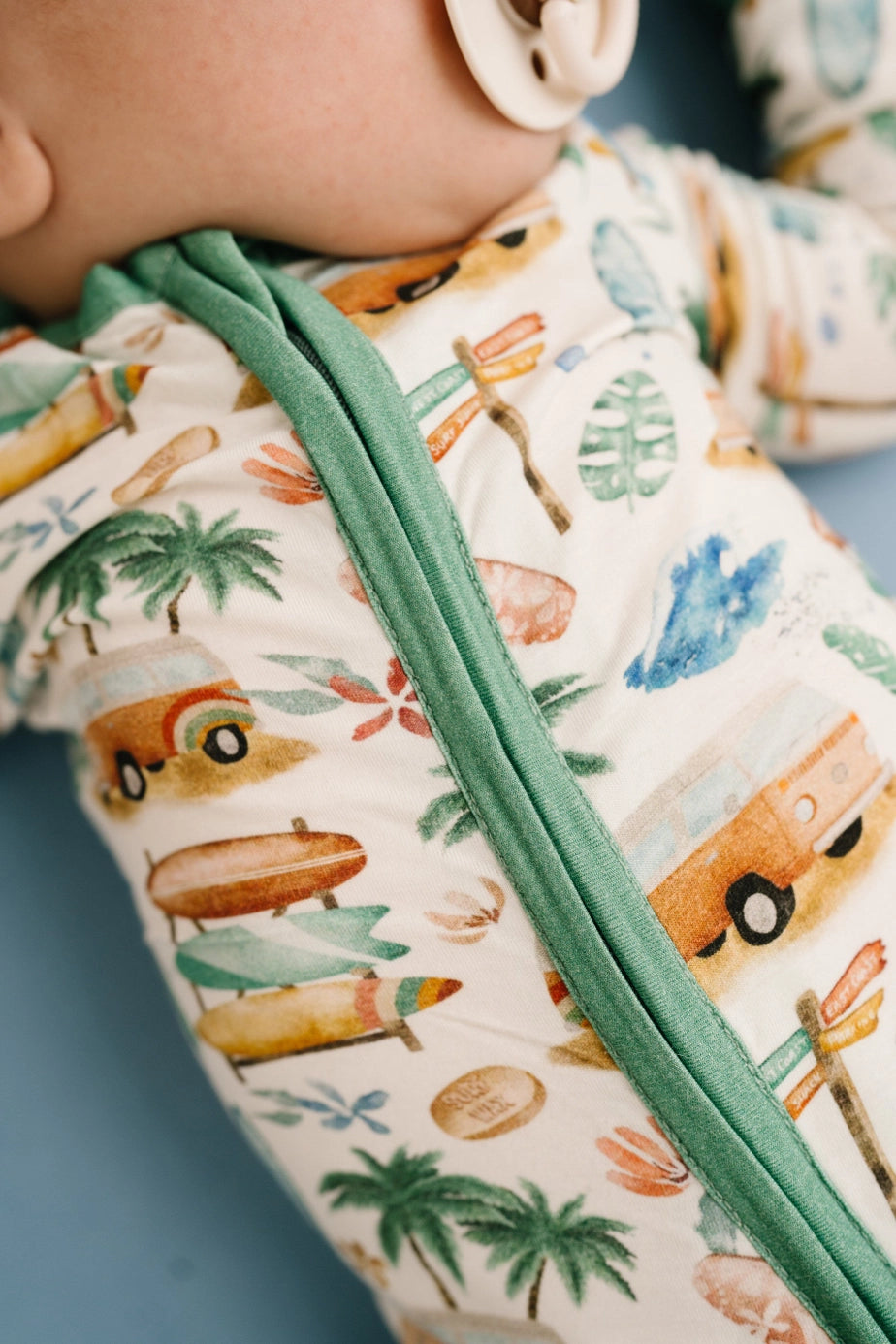 Beach Vacay Bamboo 2-Way Zipper PJ’s