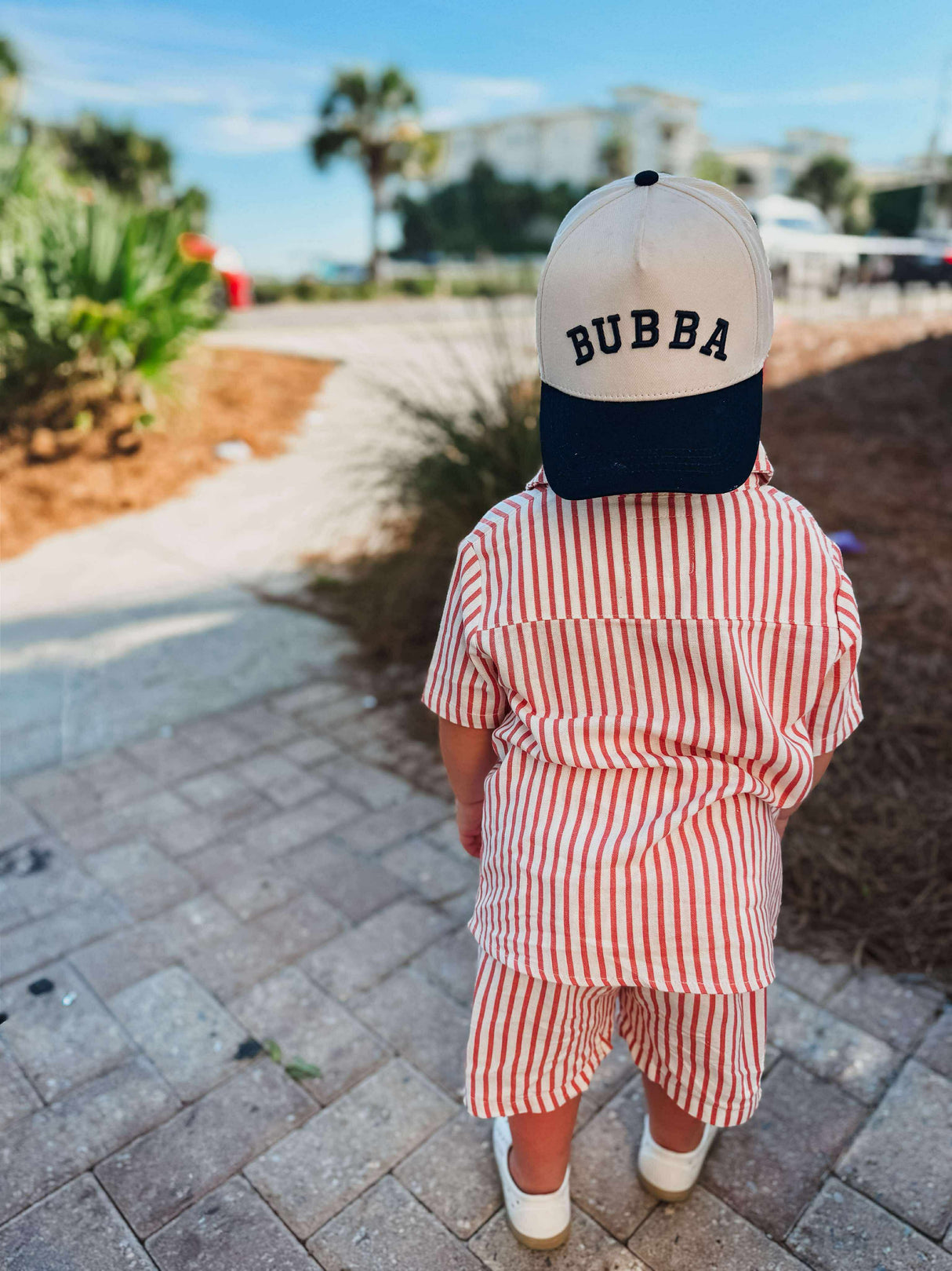 Navy Blue 3D Bubba Hat