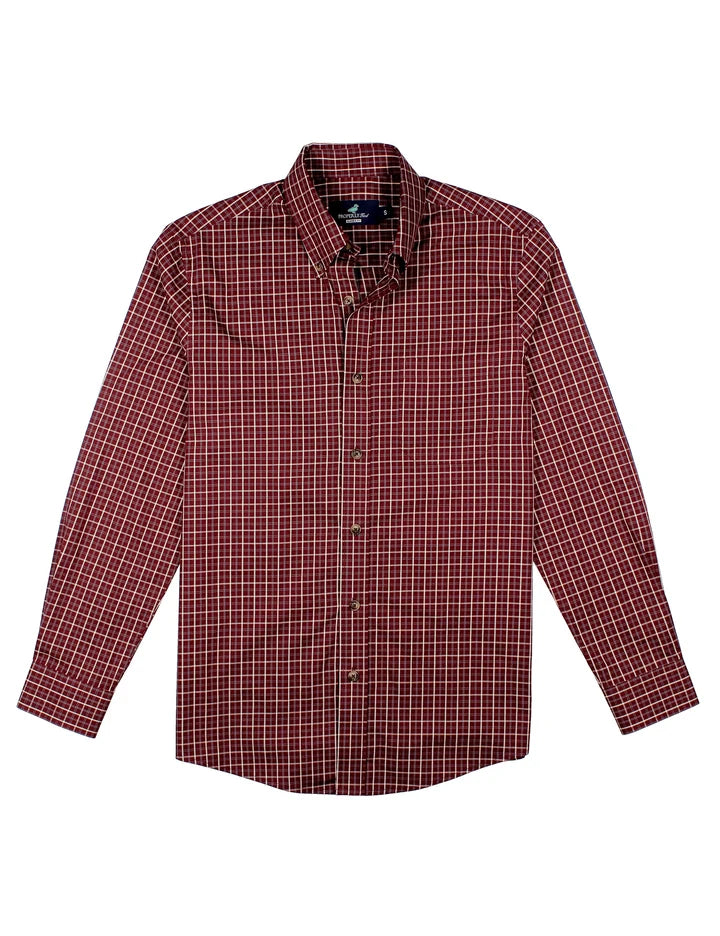 Woodland Sportshirt Beetroot Maroon