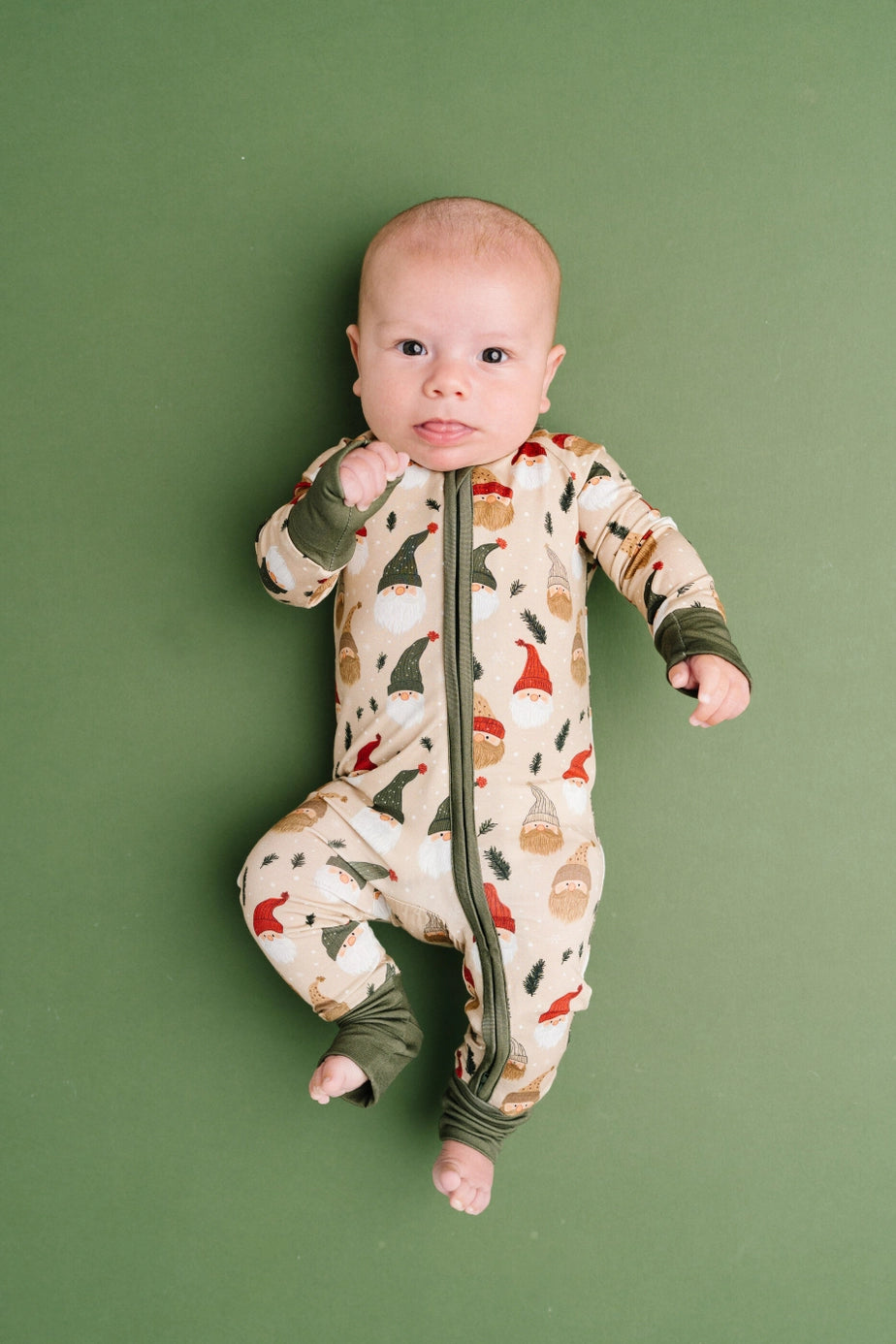 Cozy Gnomes Bamboo Zipper PJ’s