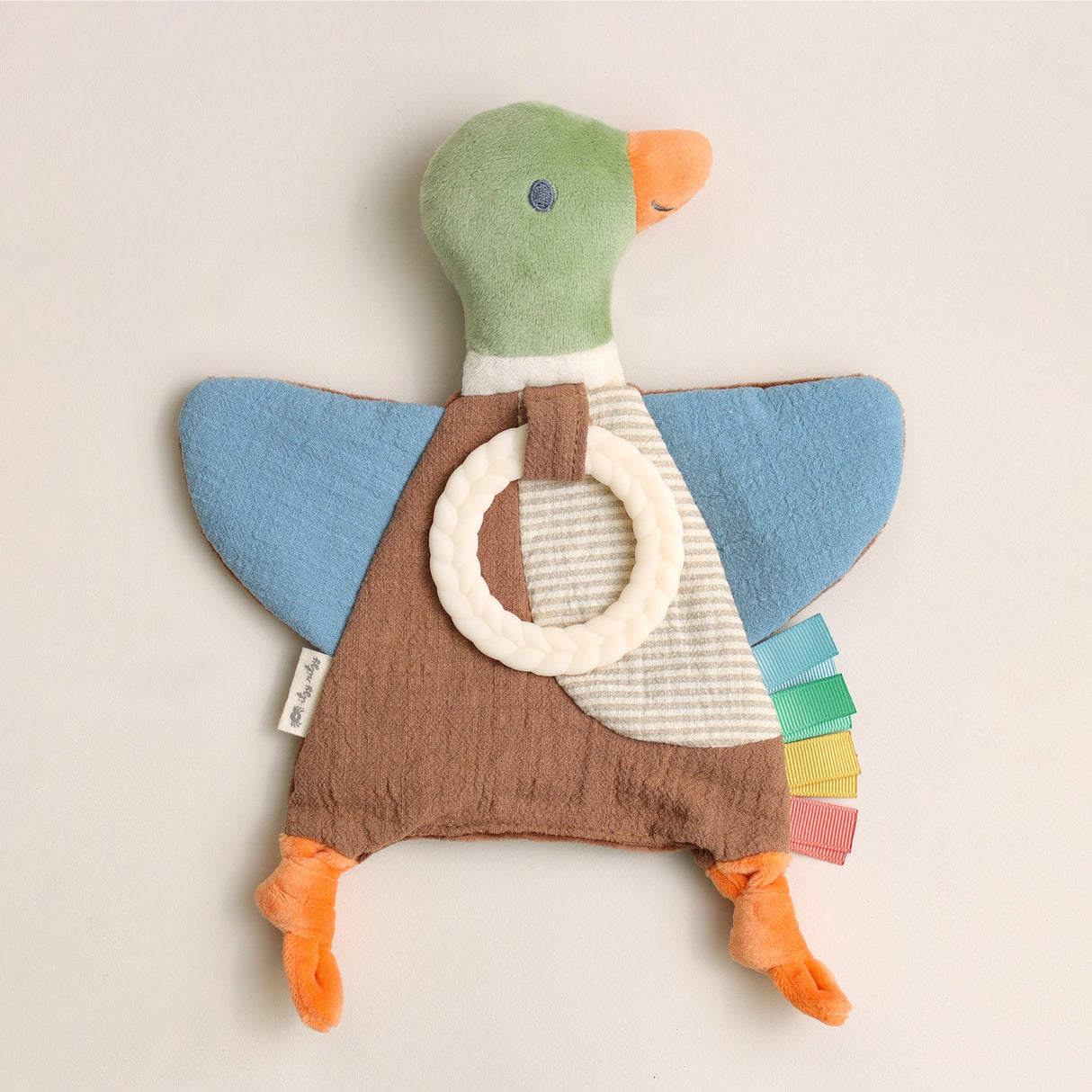 Mallard Duck Itzy Friends Crinkle Lovey