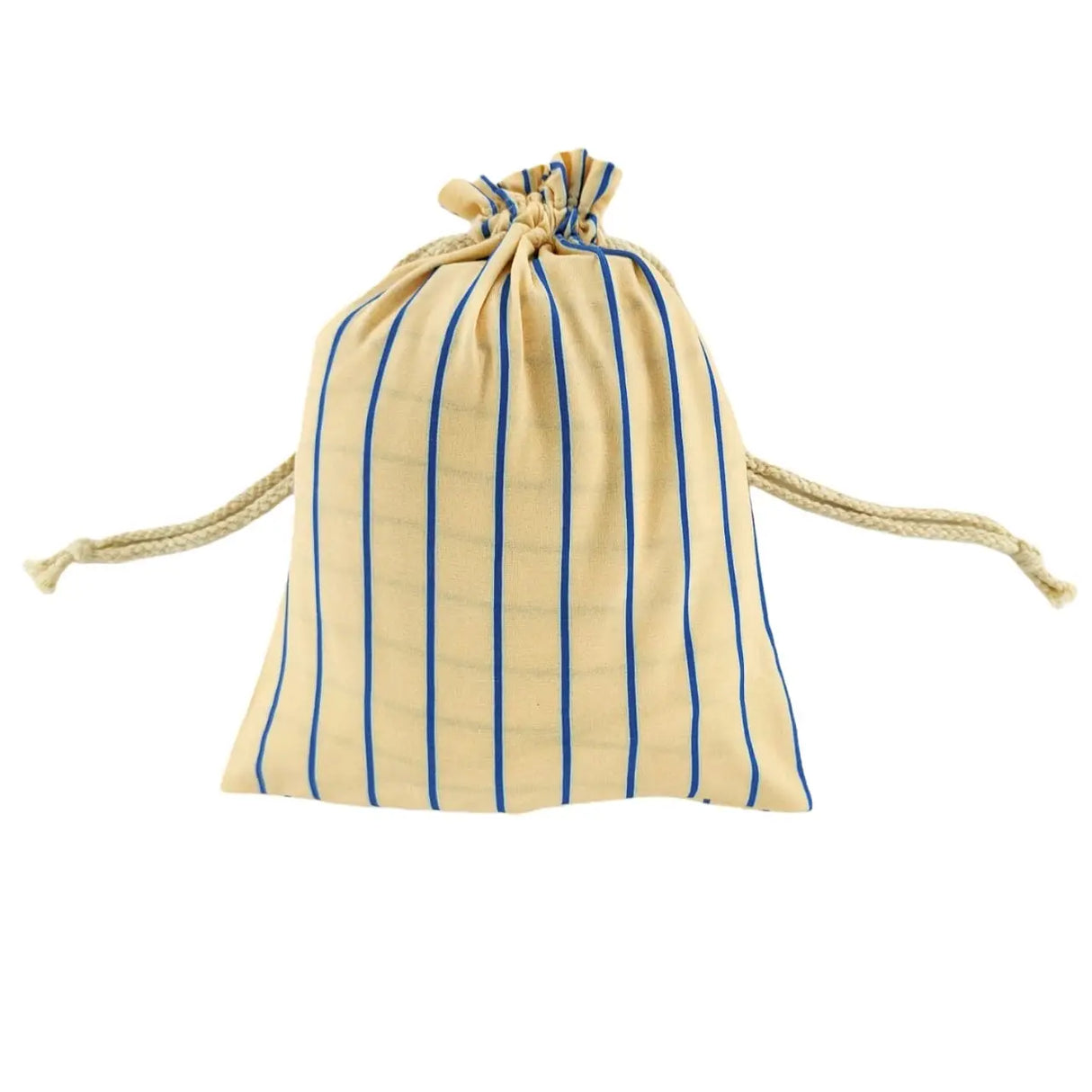 Yellow & Blue Vintage Stripe Bamboo Crib Sheet