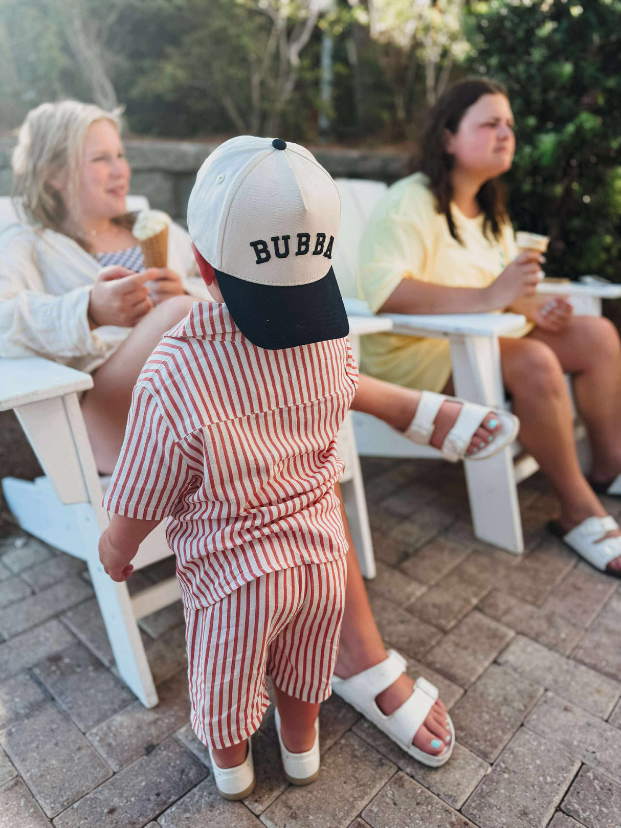 Navy Blue 3D Bubba Hat