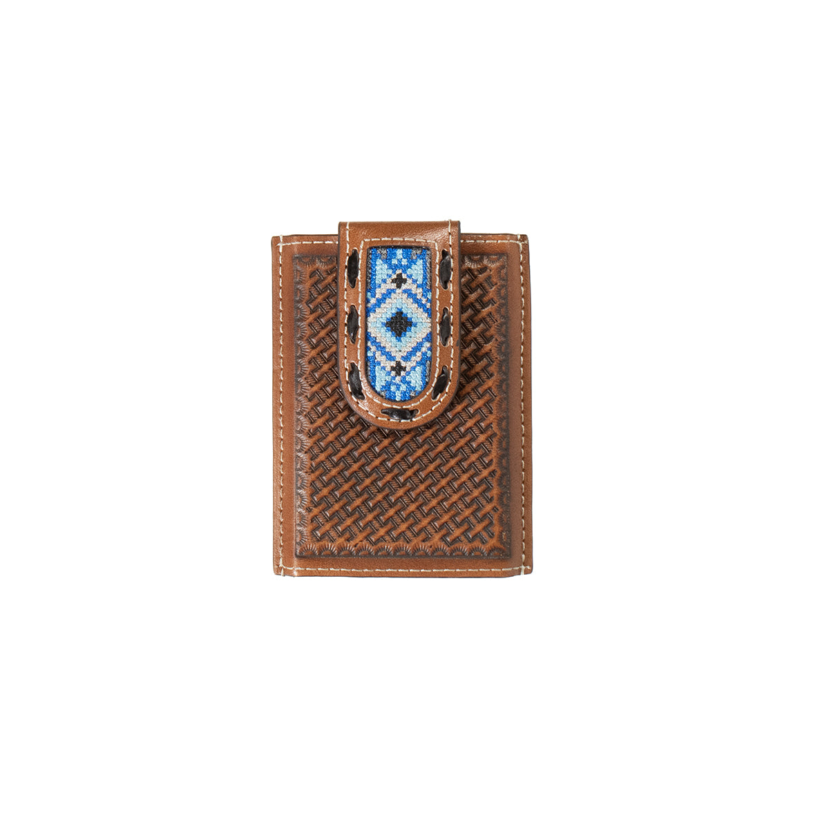 Blue Diamond Inlay Smart Wallet