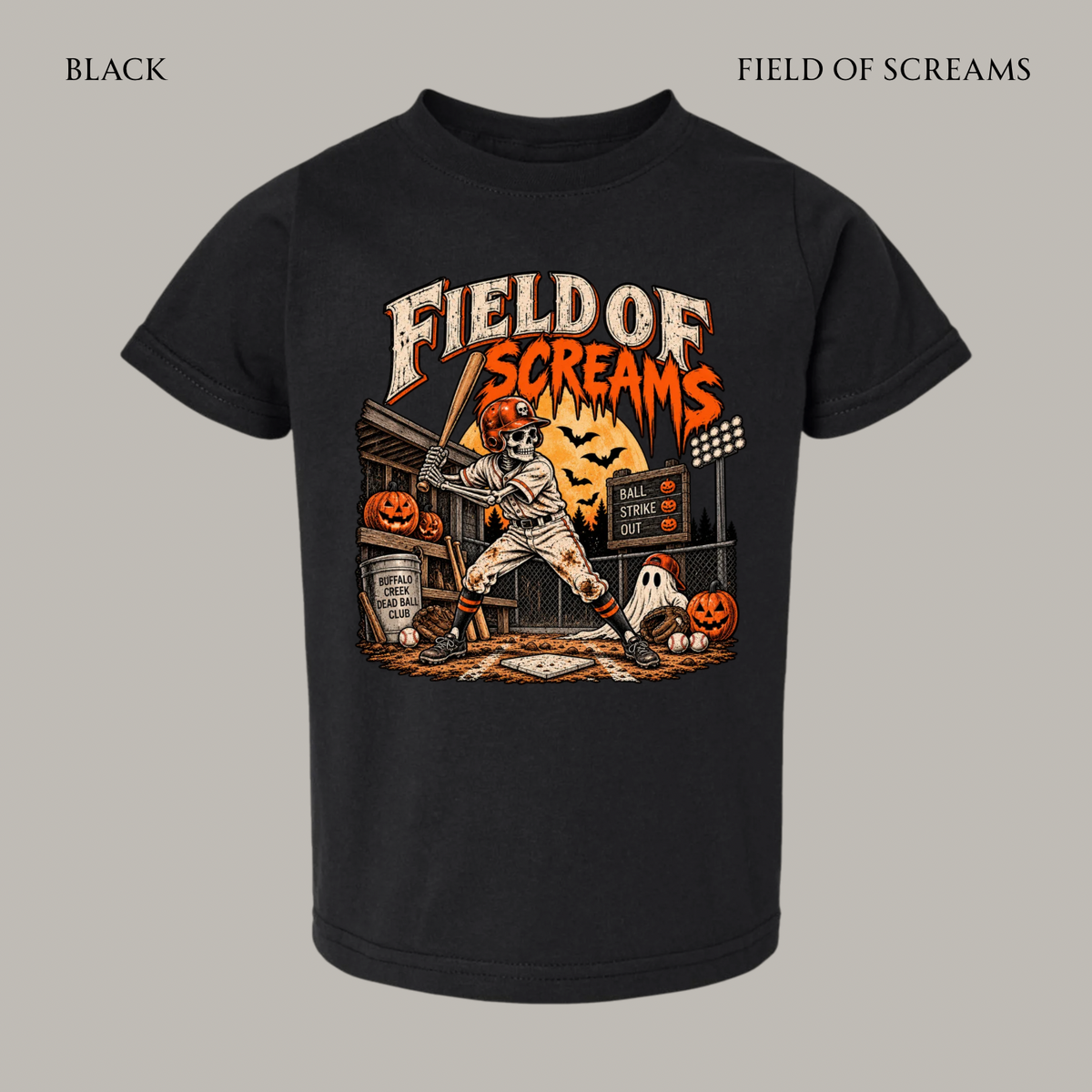 Field of Screams Halloween Tee
