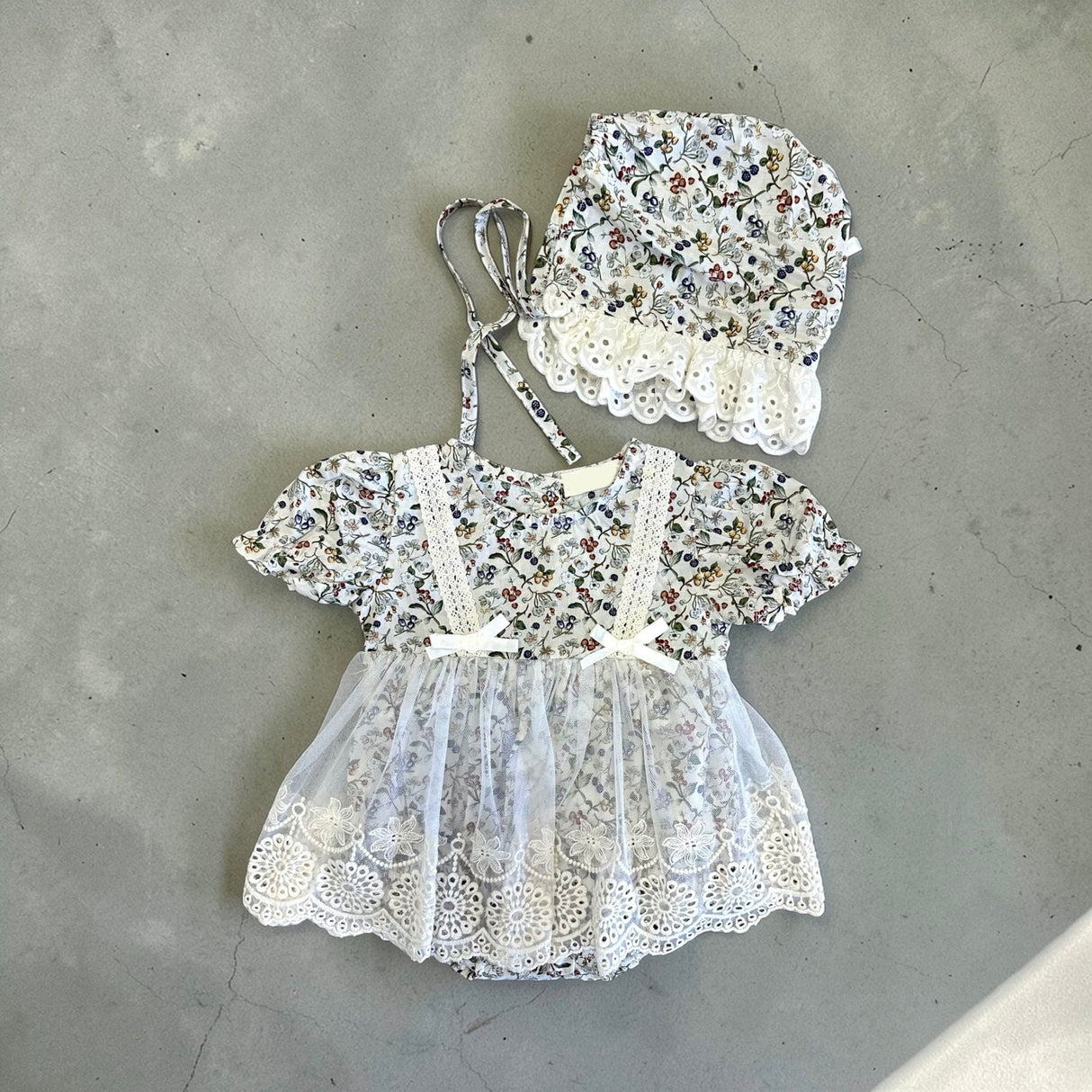 Floral Lace Romper