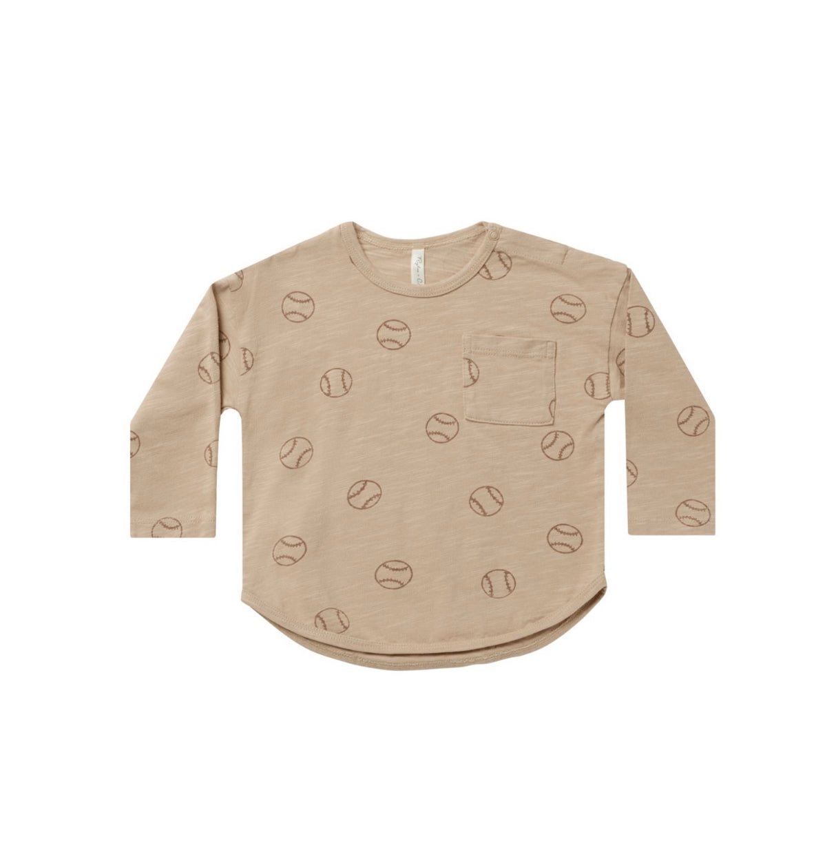 R+C Long Sleeve Pocket Baseball Tee