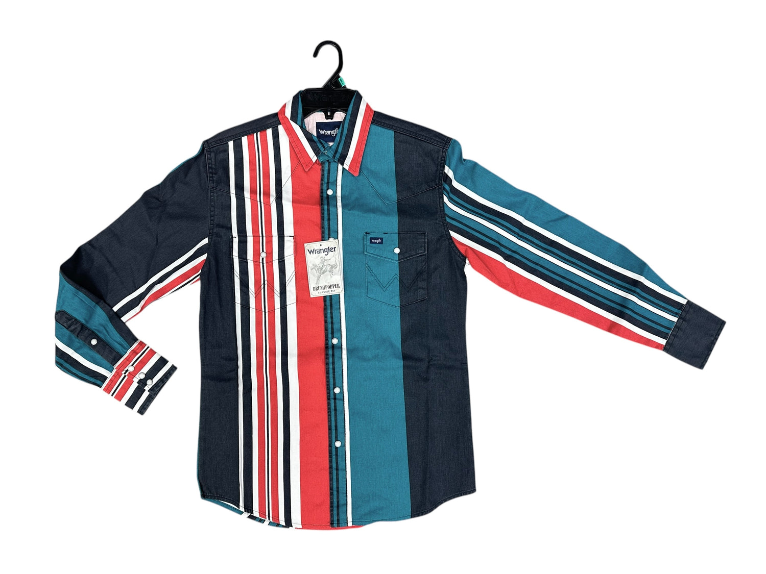 Vintage Red/Turq./Black Pearl Snap