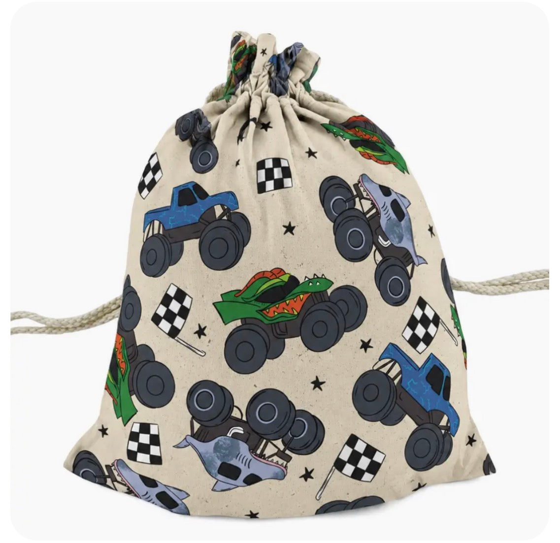 Monster Trucks Bamboo Crib Sheet