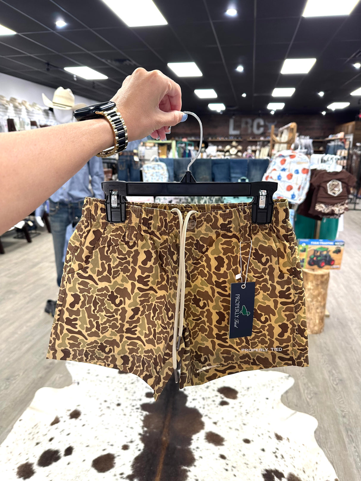 Boys Mallard Short Vintage Camo