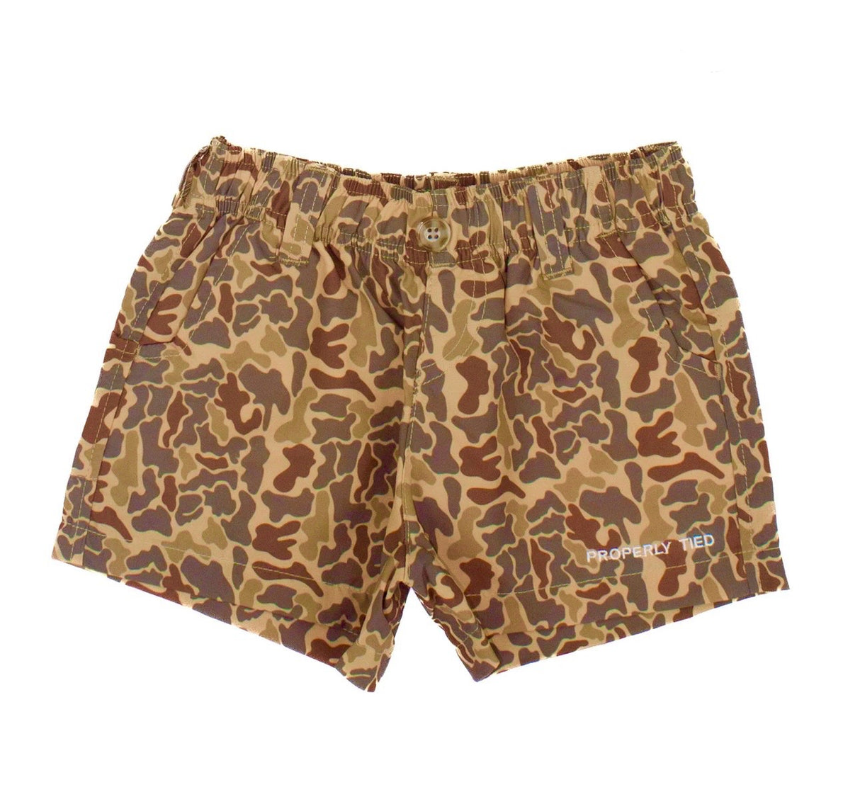 Boys Mallard Short Vintage Camo