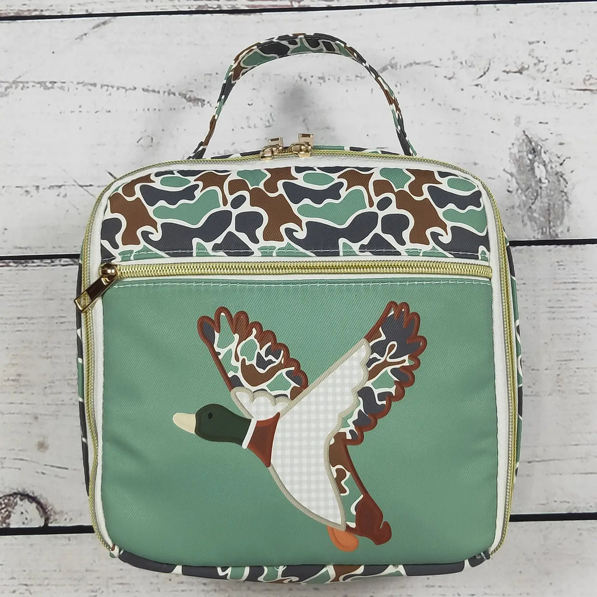 Camo Canvas Duck Lunch Box