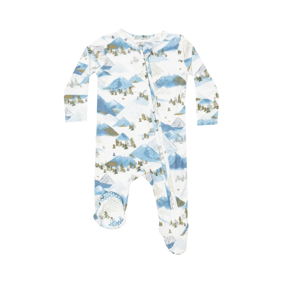 Geo Mountains 2-Way Zipper PJ’s