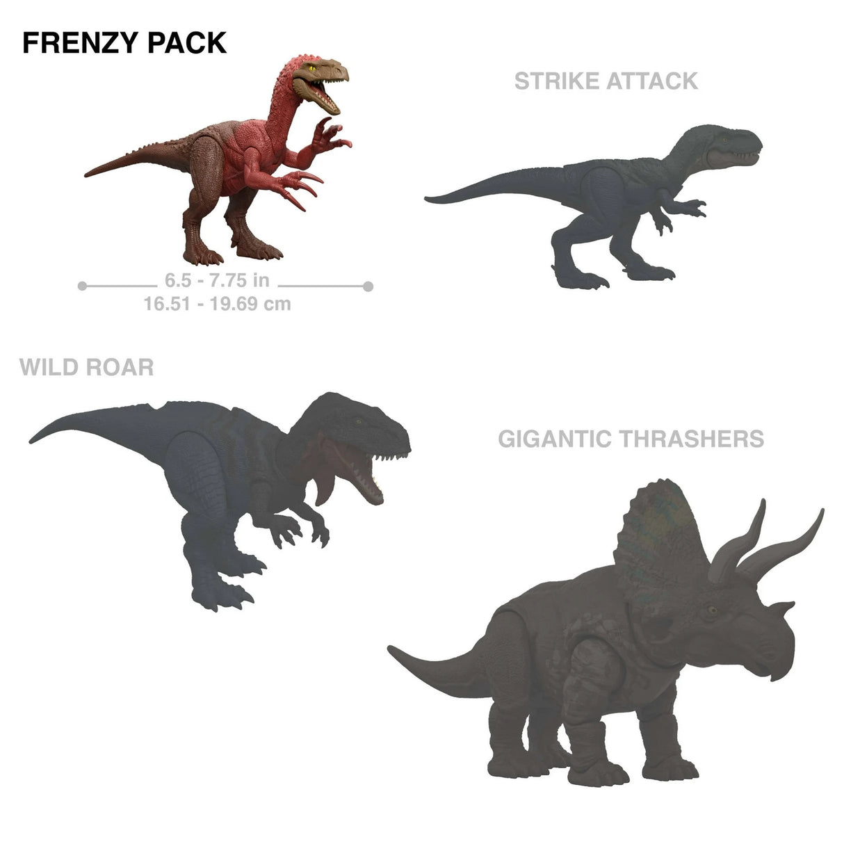 Jurassic World Danger Frenzy Pack Dinosaurs (Assorted)