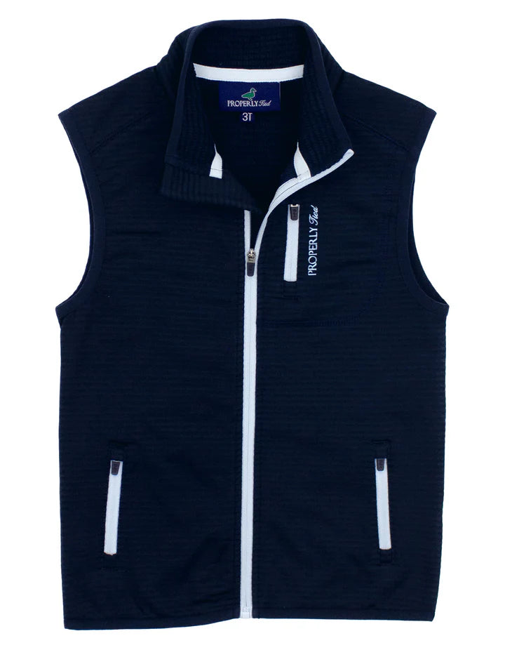 Boys Fairhope Navy Vest