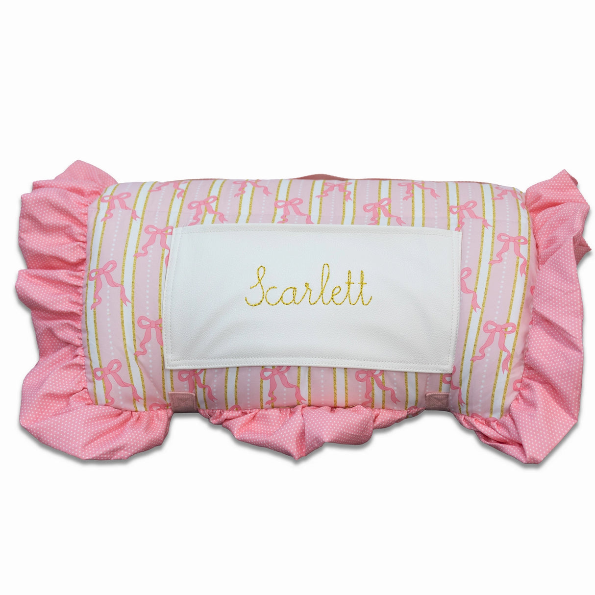 Pink Bows Nap Mat - PREORDER