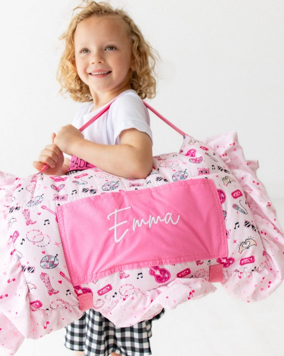 Girly Pop Star Nap Mat - PREORDER