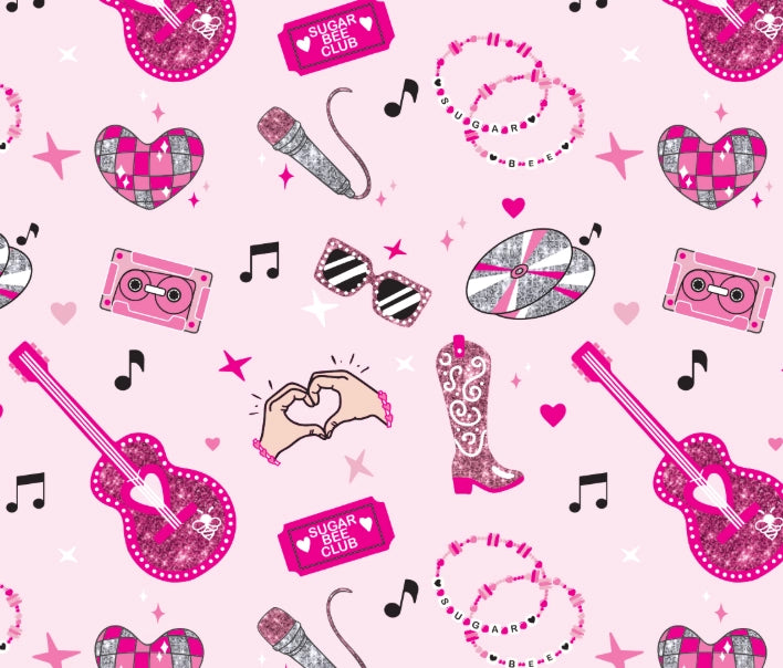 Girly Pop Star Nap Mat - PREORDER