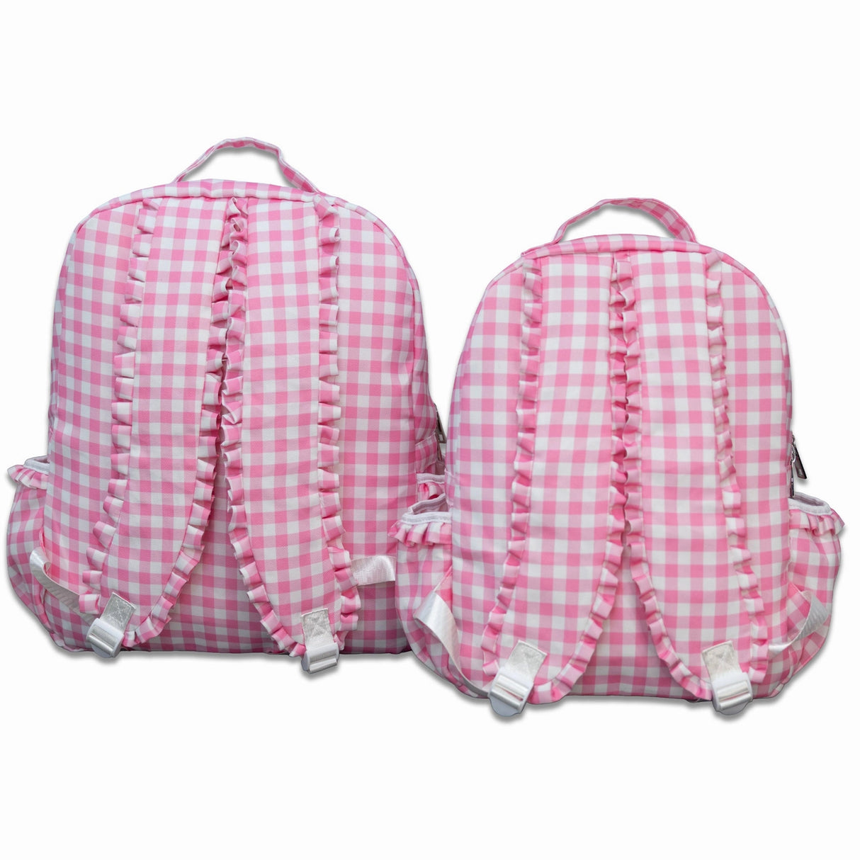 Pink Gingham Backpack - PREORDER