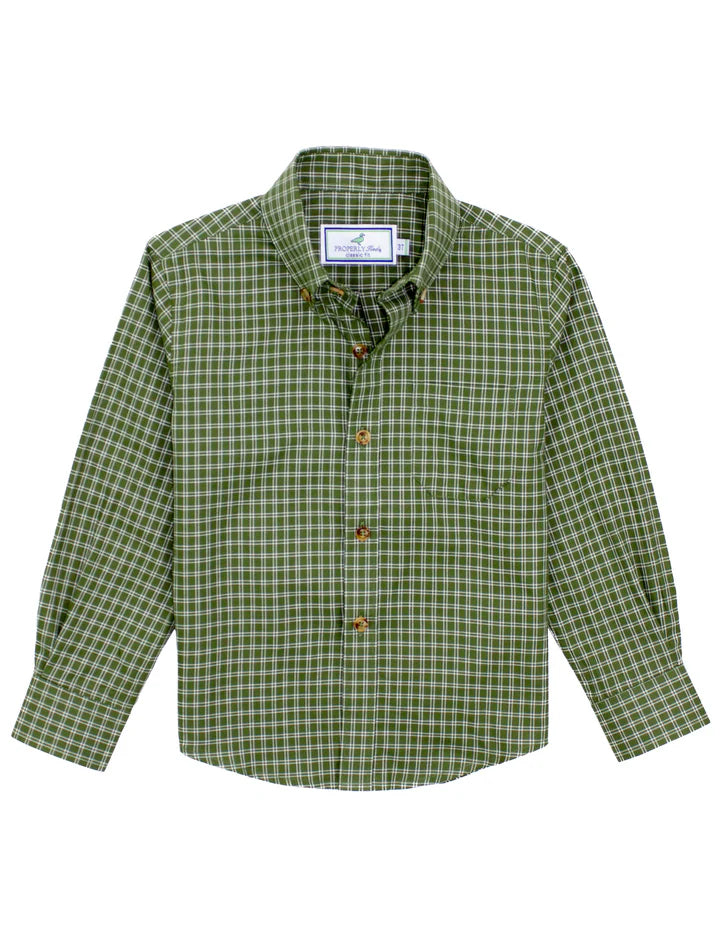 Woodland Sportshirt Cypress Needle