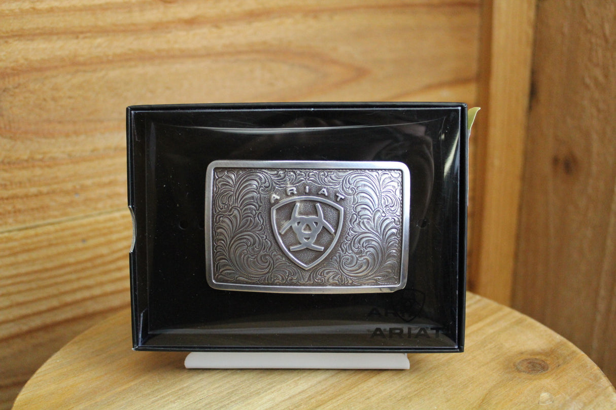 Ariat Antique Silver Rectangle Buckle