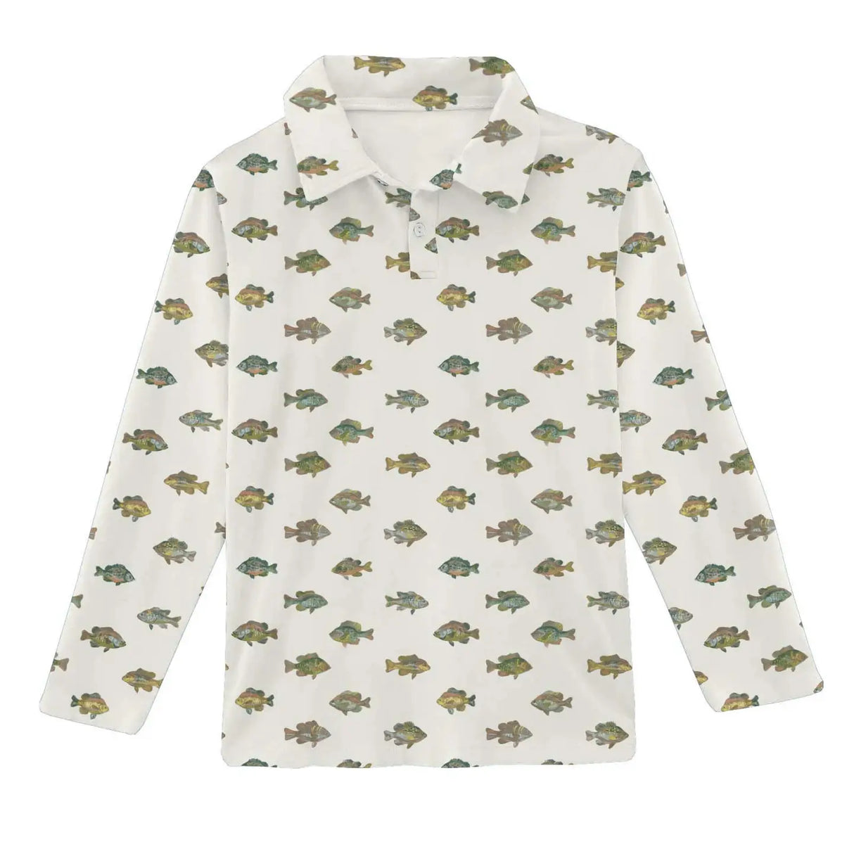 Freshwater Fish Bamboo L/S Polo
