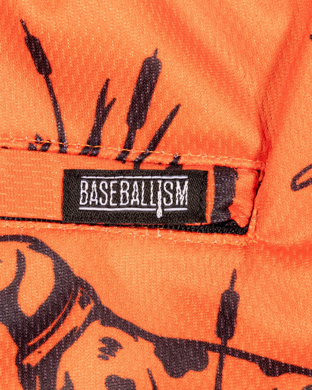 Hardball Hunter Diamond Air Mesh Shorts: Orange