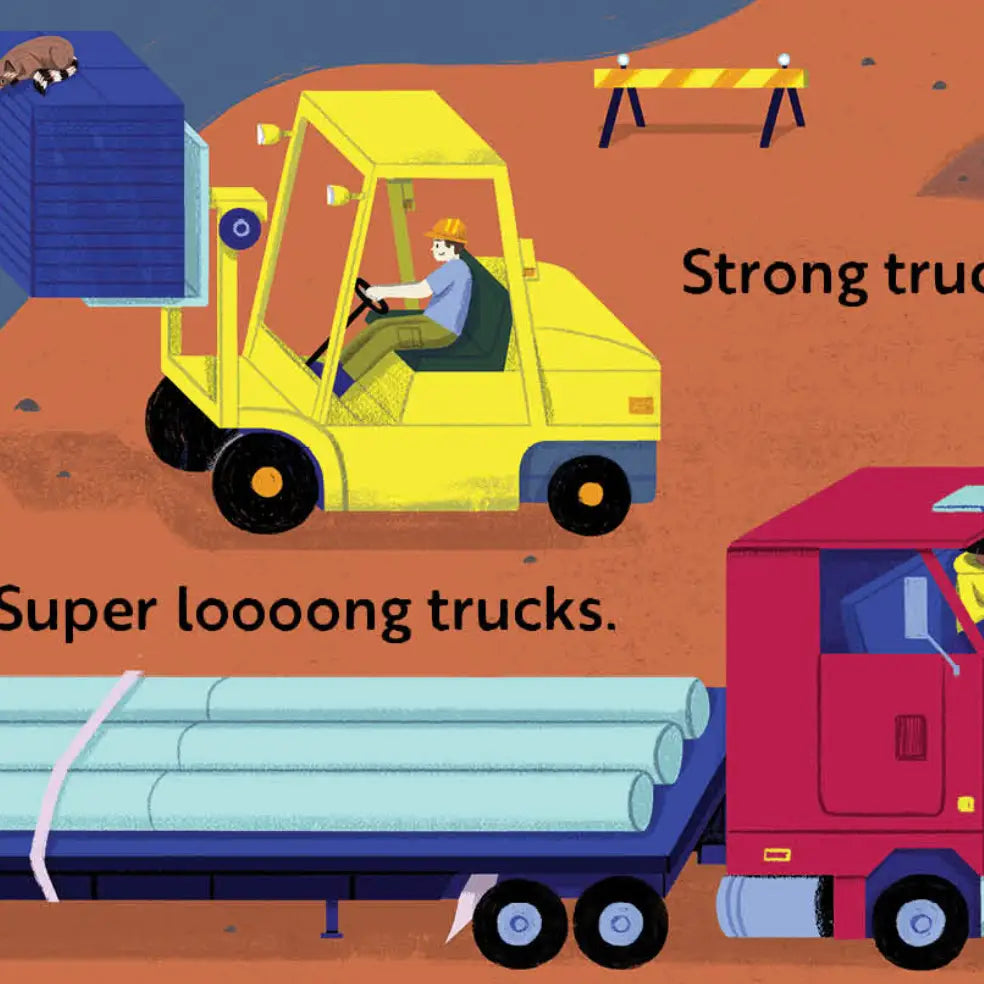 Go, Trucks, Go! Board Book