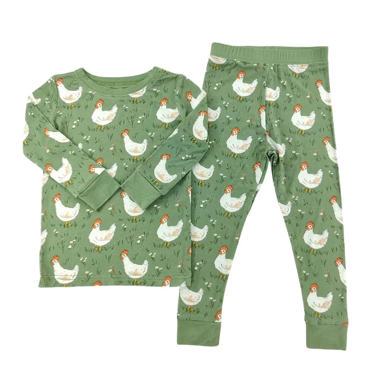 Spring Chicken Bamboo 2-Piece PJ Set