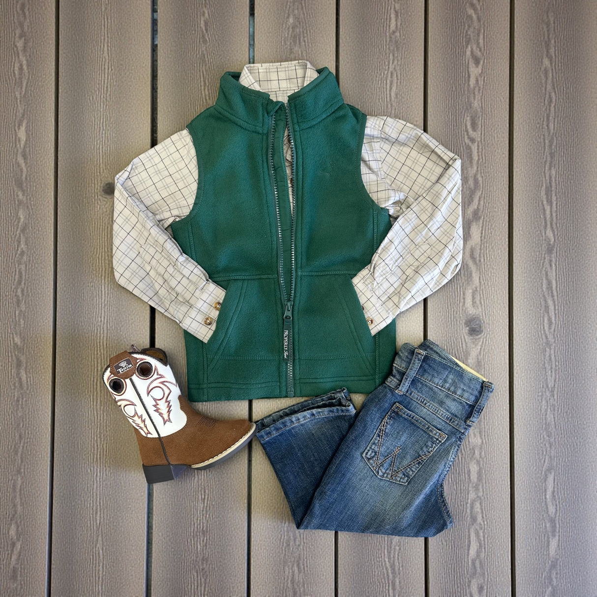Boys Blake Vest: Alpine