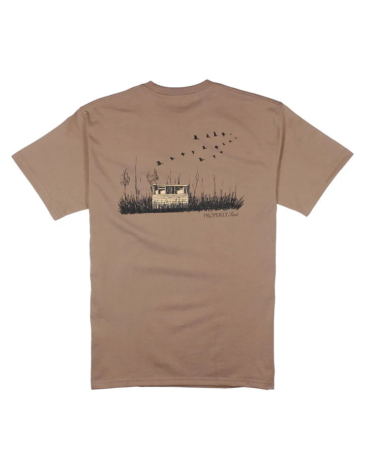 Duck Blind SS Tee Walnut