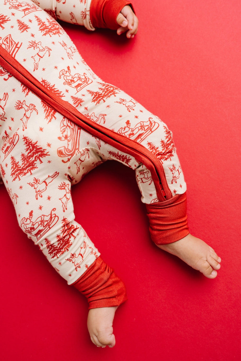 Classic Claus Bamboo Zipper PJ’s