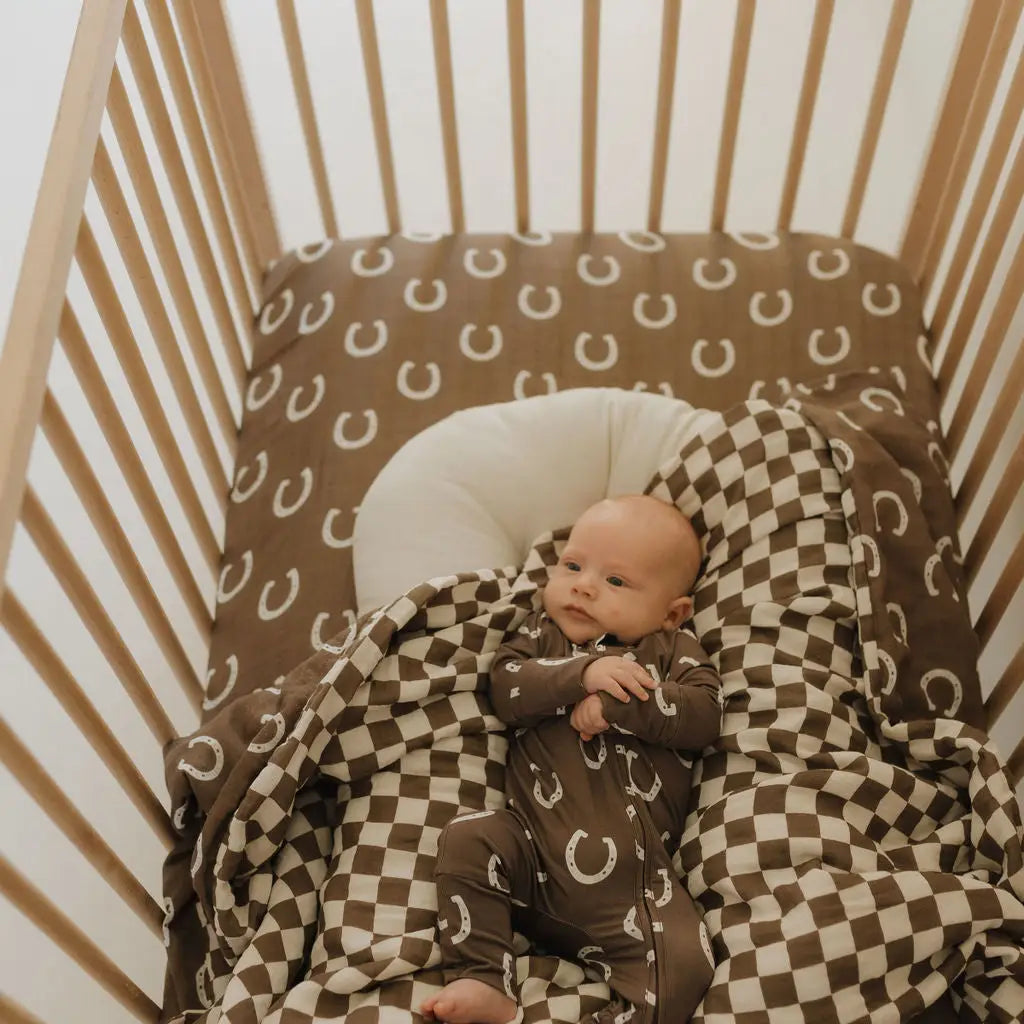 Giddy Up Dutton Checkered Muslin Quilt