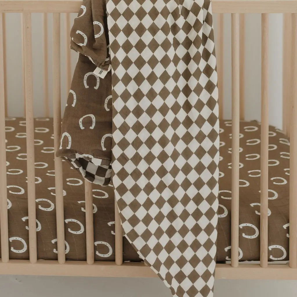 Giddy Up Dutton Checkered Muslin Quilt