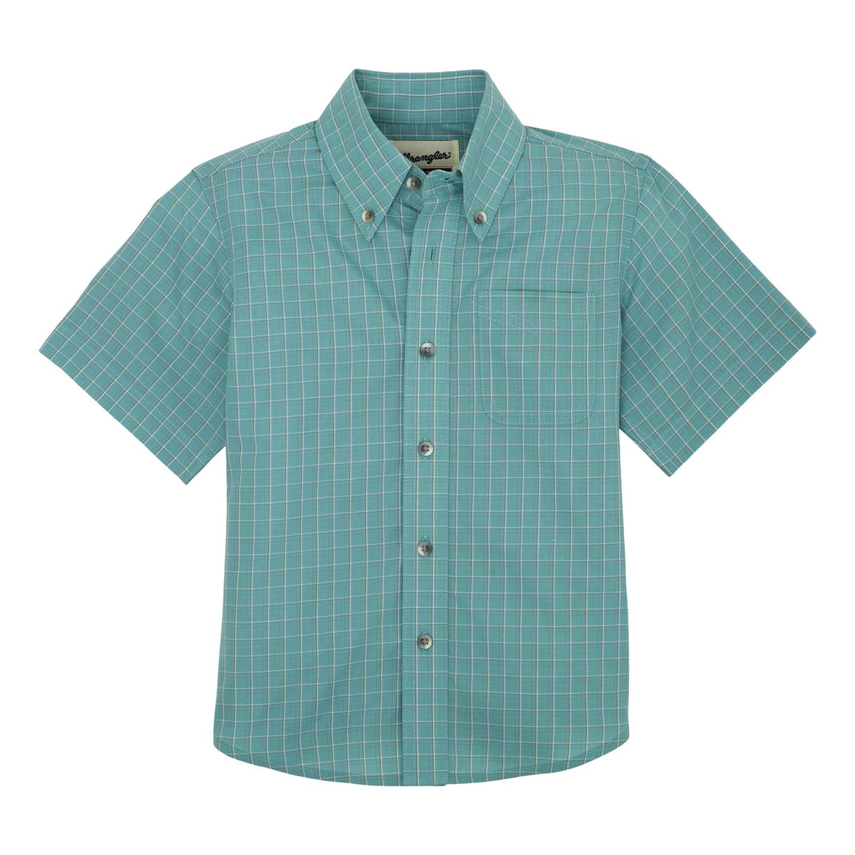 Wrangler Boys Turquoise Short Sleeve Riata