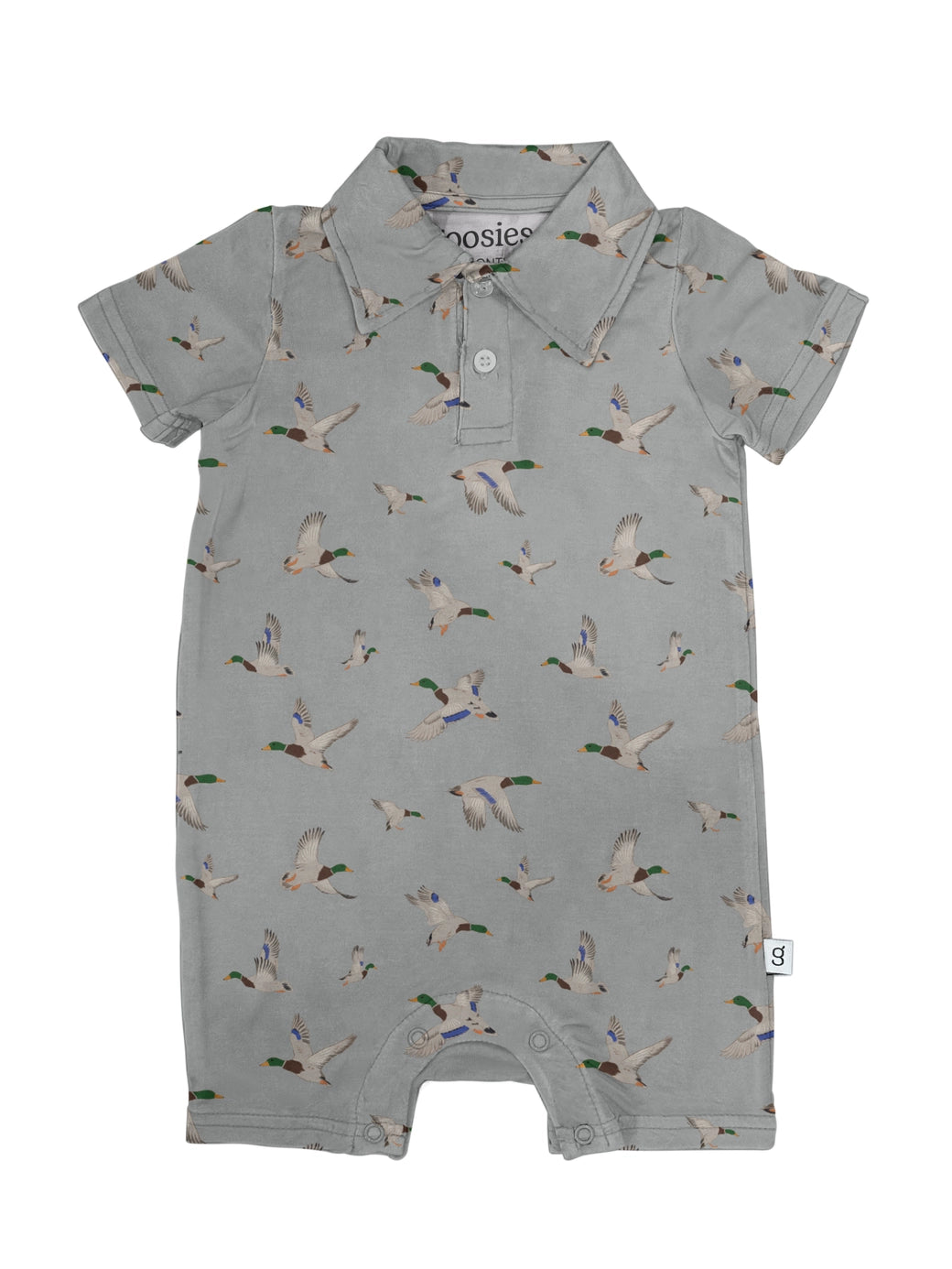 Flying Mallards Bamboo Shortie Romper