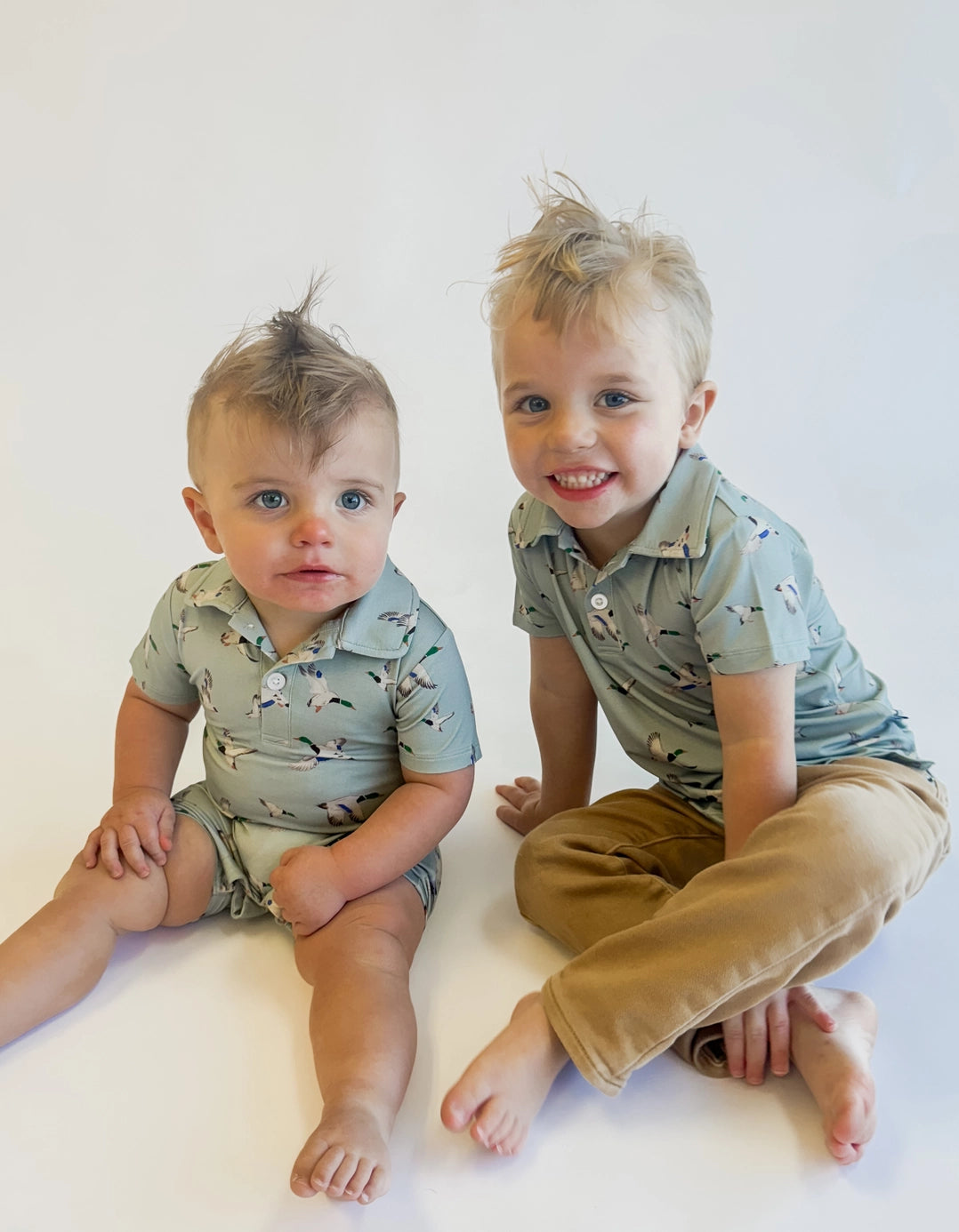Flying Mallards Bamboo Polo